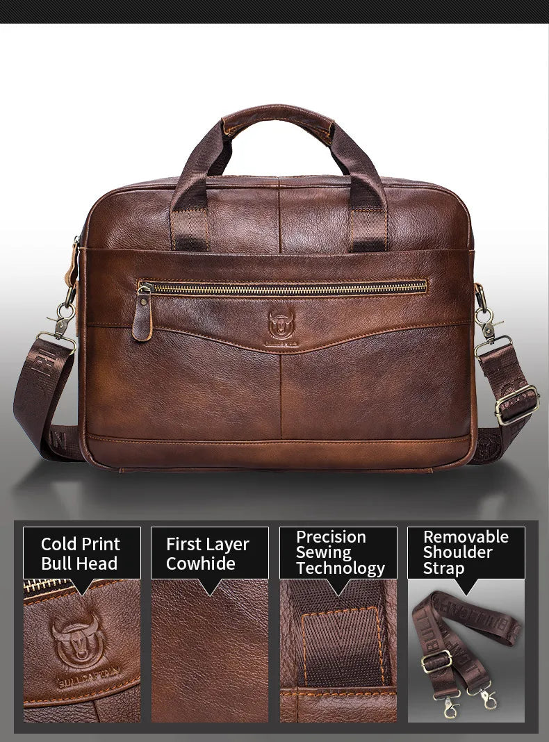 Bullcaptain: Briefcase and Messenger Bag