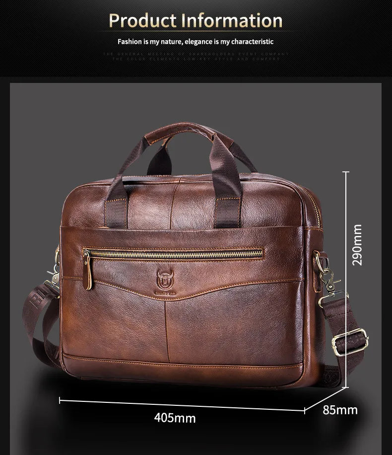 Bullcaptain: Briefcase and Messenger Bag