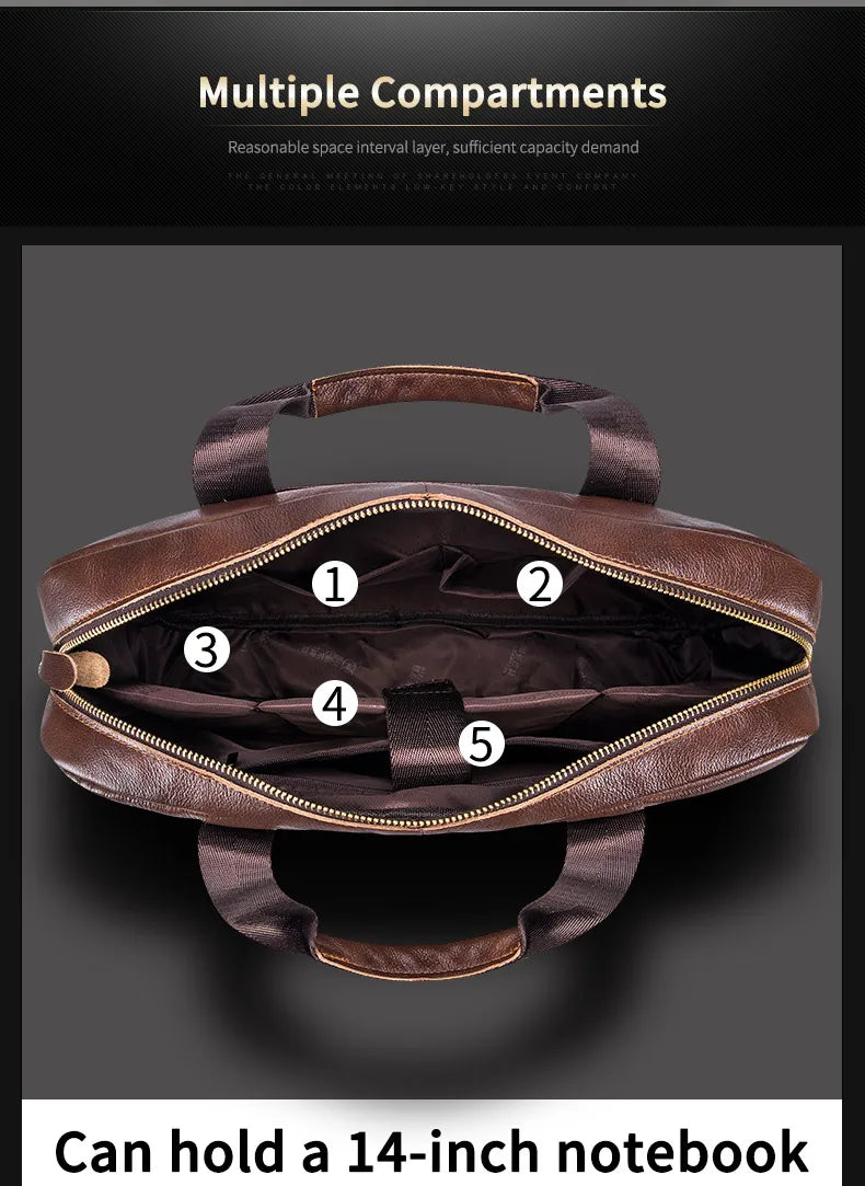 Bullcaptain: Briefcase and Messenger Bag