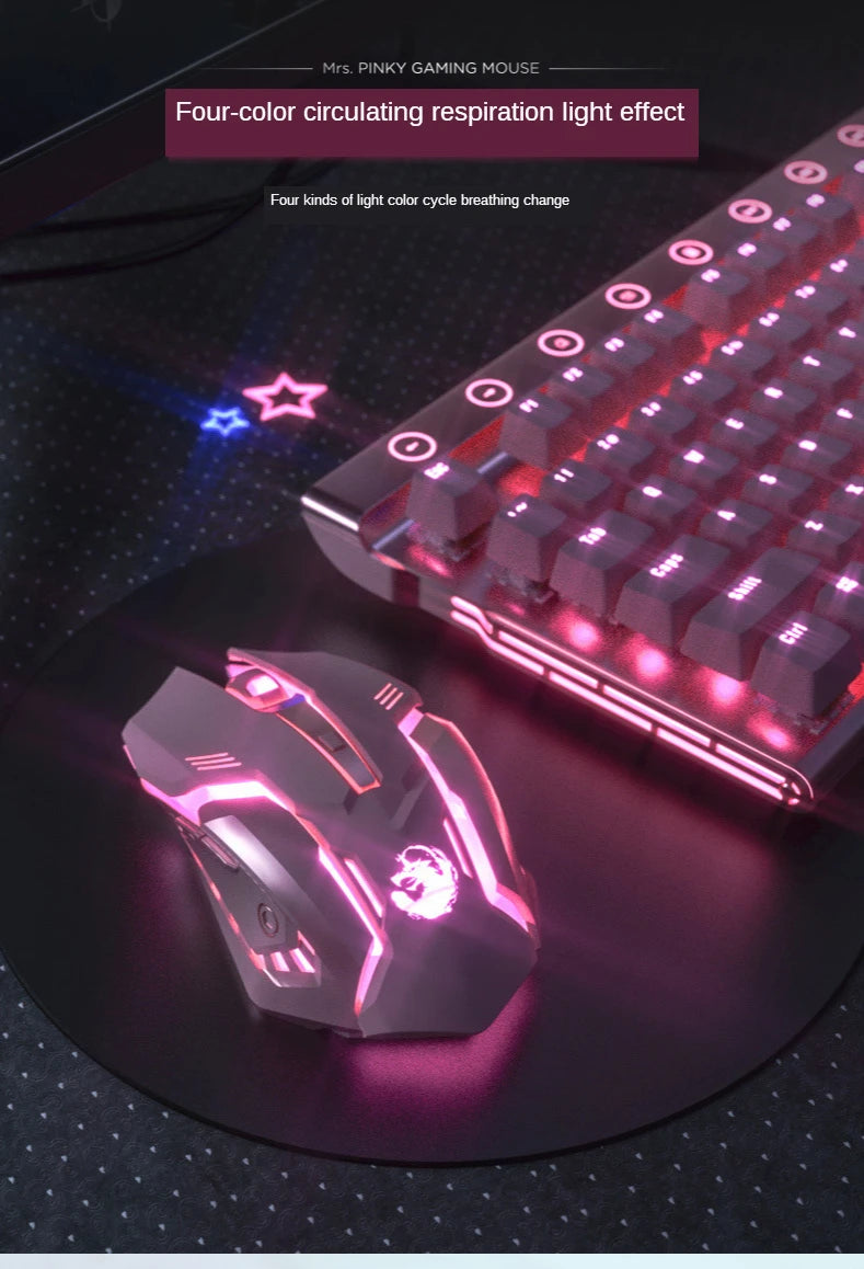 Ergonomic Wired Gaming Mouse 6 Buttons