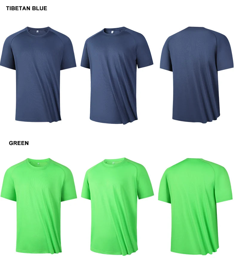 Mens Breathable Fast Drying Running Shirts