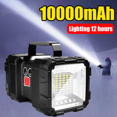 10000mAh Double Head Handheld Spotlight