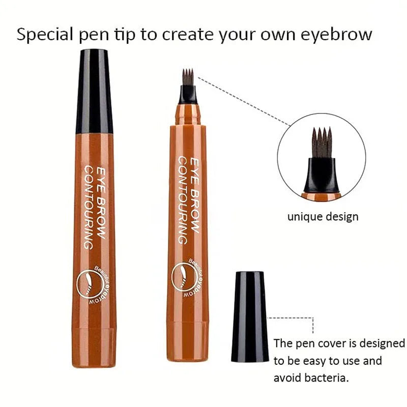 4 Splitted Head Eyebrow Pencil