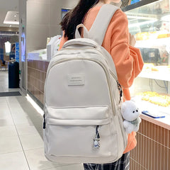 Cute Backpack with Plush Doll