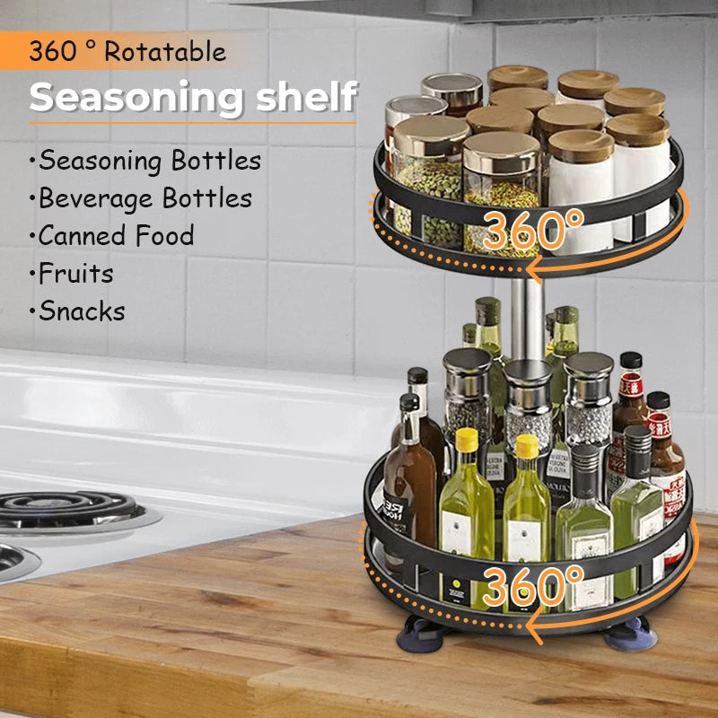 360° Rotation Spice Rack