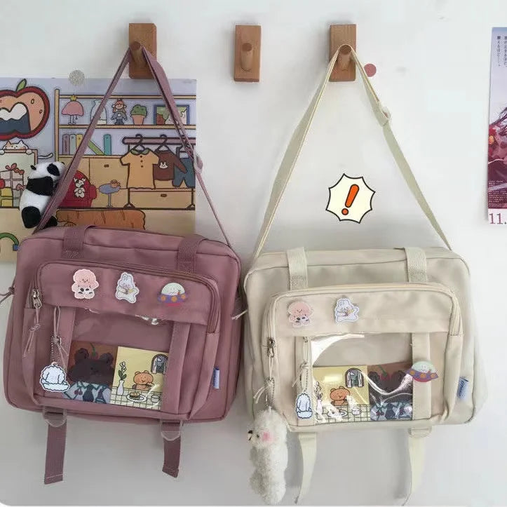 Cute Japanese High School Girls Crossbody Bag