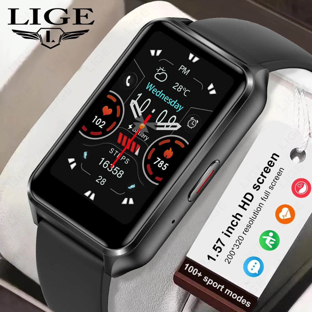 LIGE 2024 Smart Watch