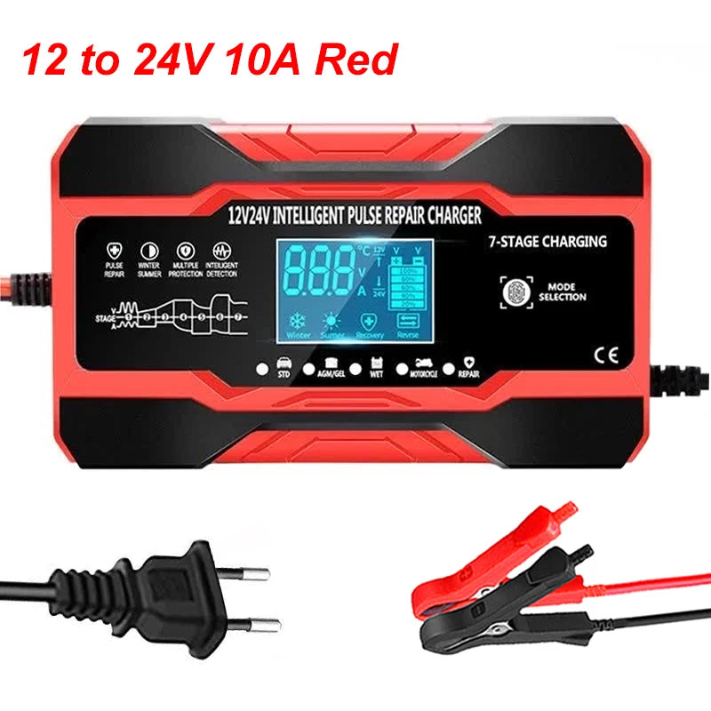 12V 24V 12A 10A Battery Charger