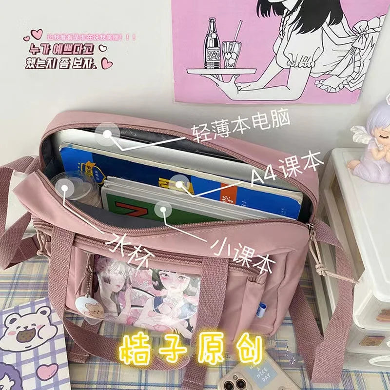 Cute Japanese High School Girls Crossbody Bag