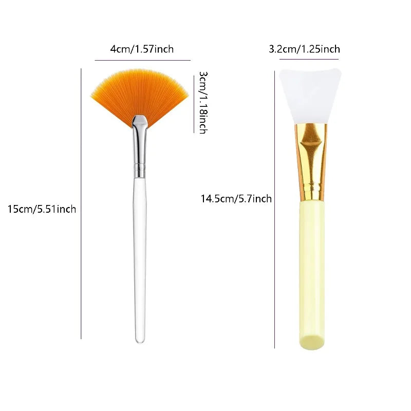 7Pcs DIY Face Mask Brush Set