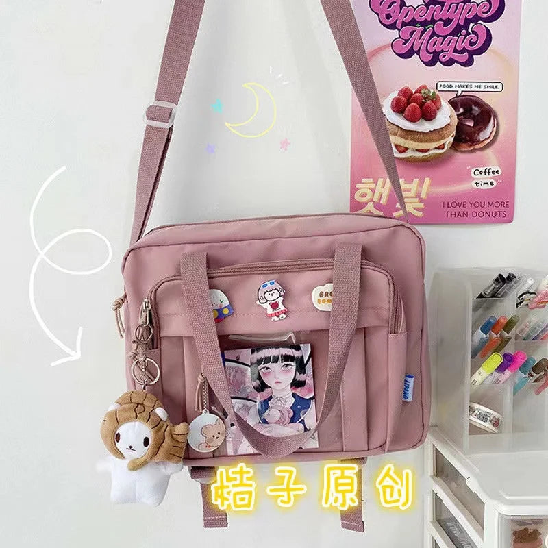 Cute Japanese High School Girls Crossbody Bag