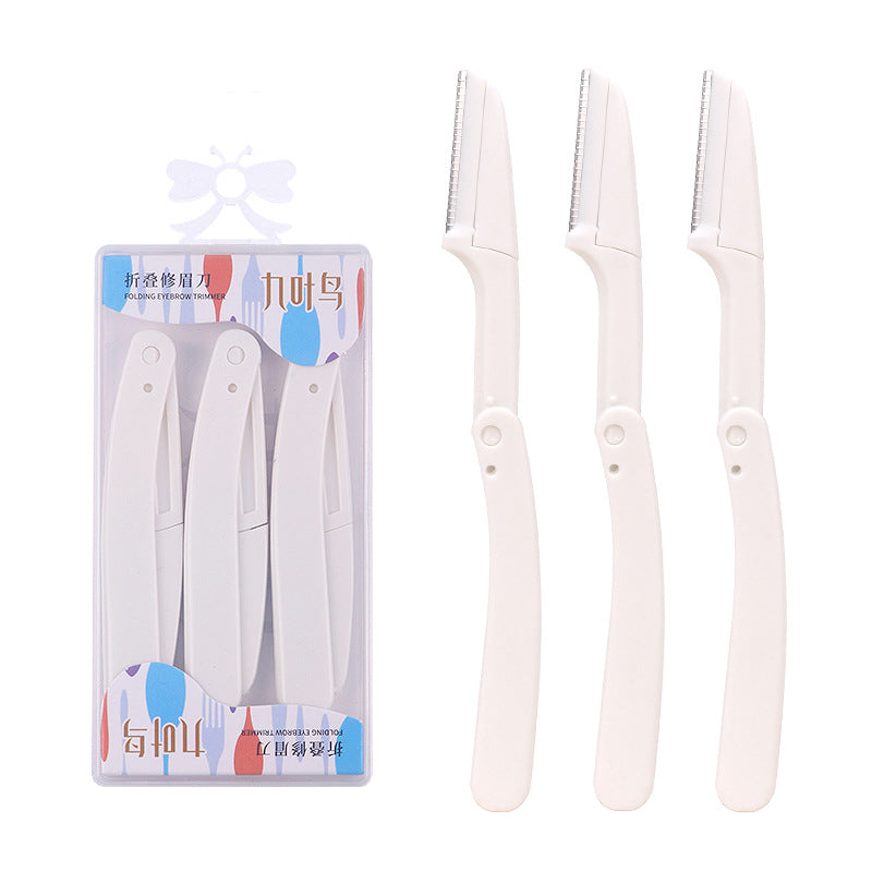 3pcs Fold Eyebrow Trimmer