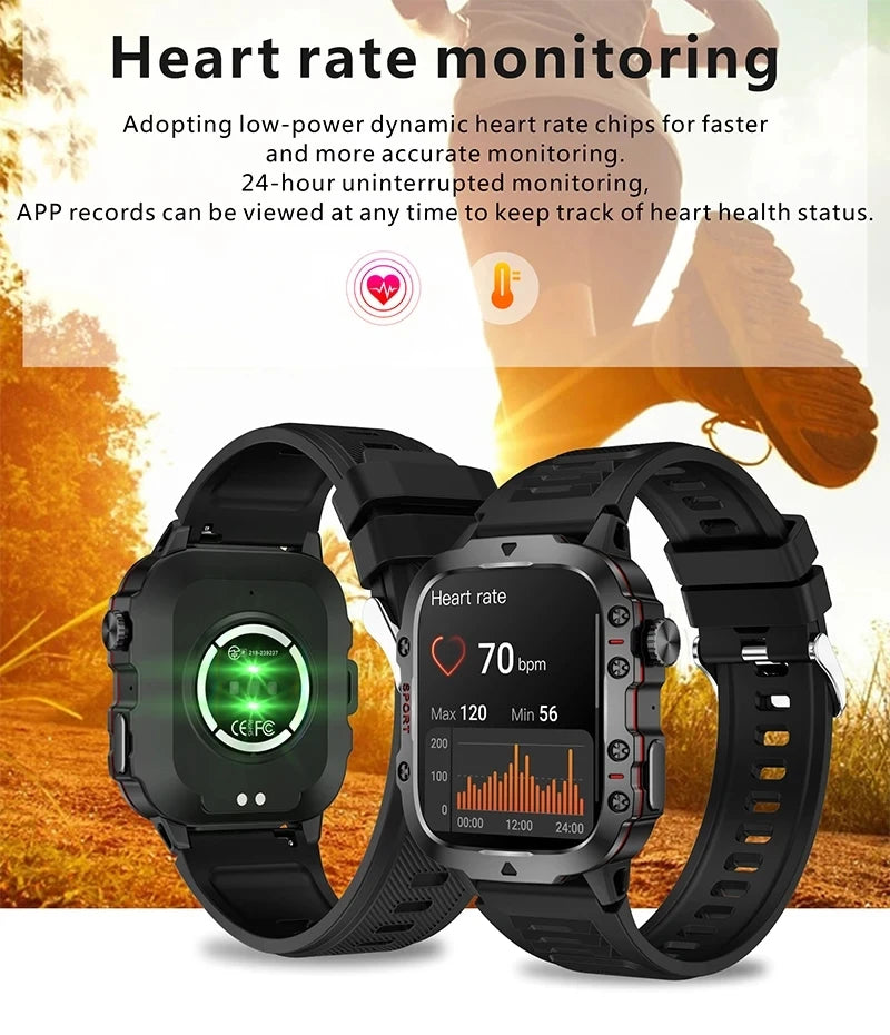 For Xiaomi Military Smart Watch IP68