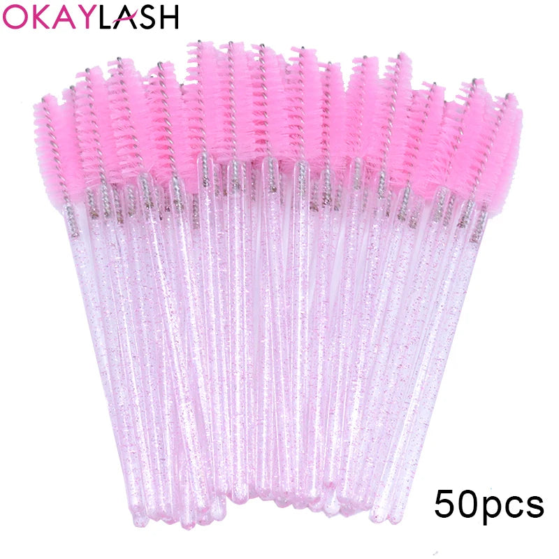 100pcs Disposable Eyelash Brushes