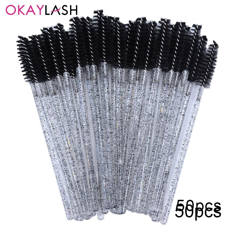 100pcs Disposable Eyelash Brushes