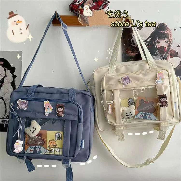 Cute Japanese High School Girls Crossbody Bag