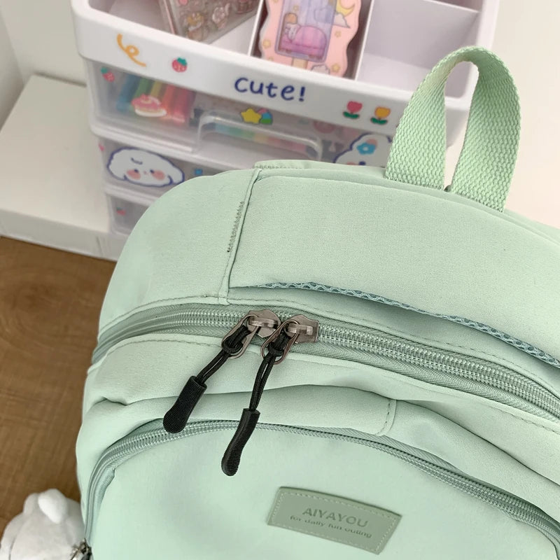 Cute Backpack with Plush Doll