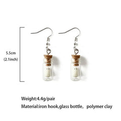 Ghost in Bottle Earrings