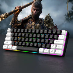 60% wired gaming keyboard - RGB backlight