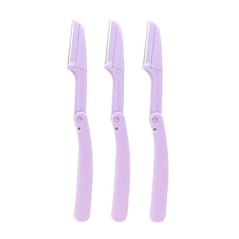 3pcs Fold Eyebrow Trimmer