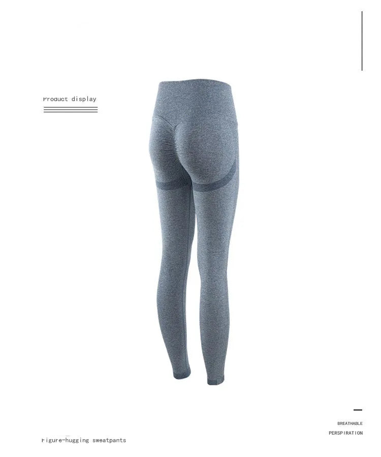 Seamless High Waist Elastic Fitness Leggings