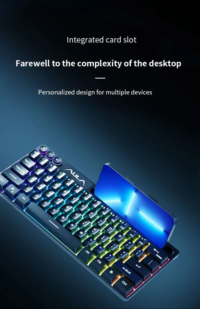 AULA F3061 Mechanical Touch Feel Keyboard