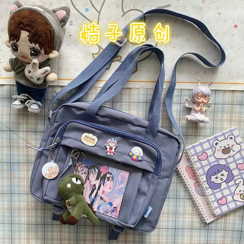 Cute Japanese High School Girls Crossbody Bag