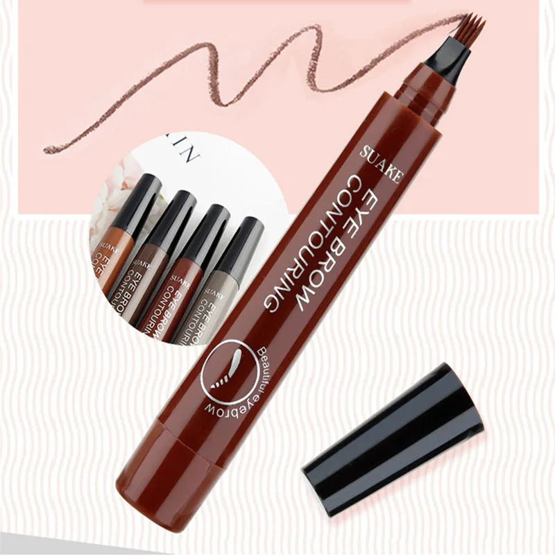 4 Splitted Head Eyebrow Pencil