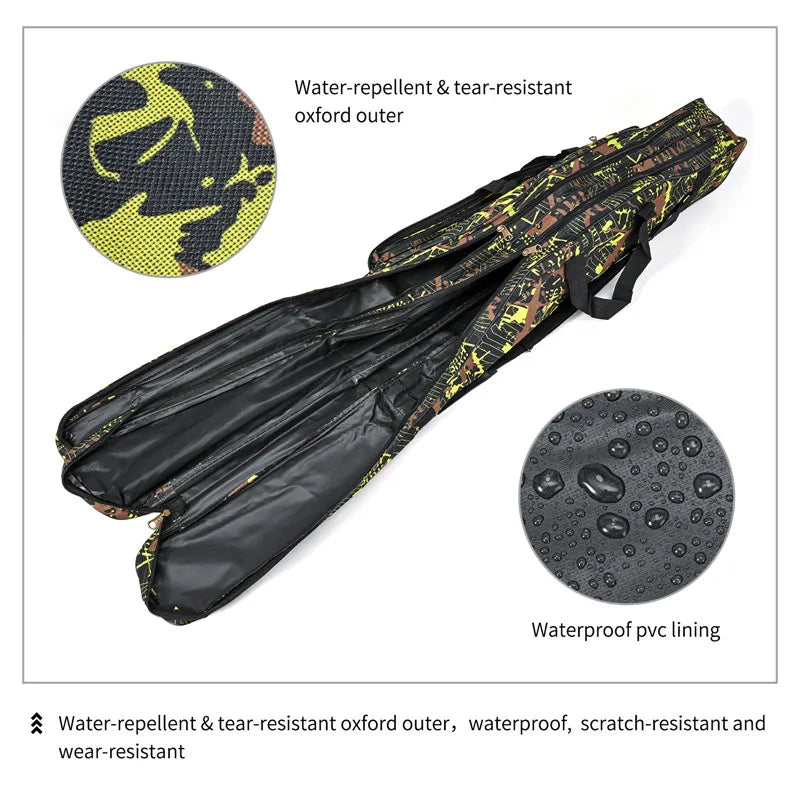 1.3m/1.5m 2-layer foldable large belly sea fishing bag