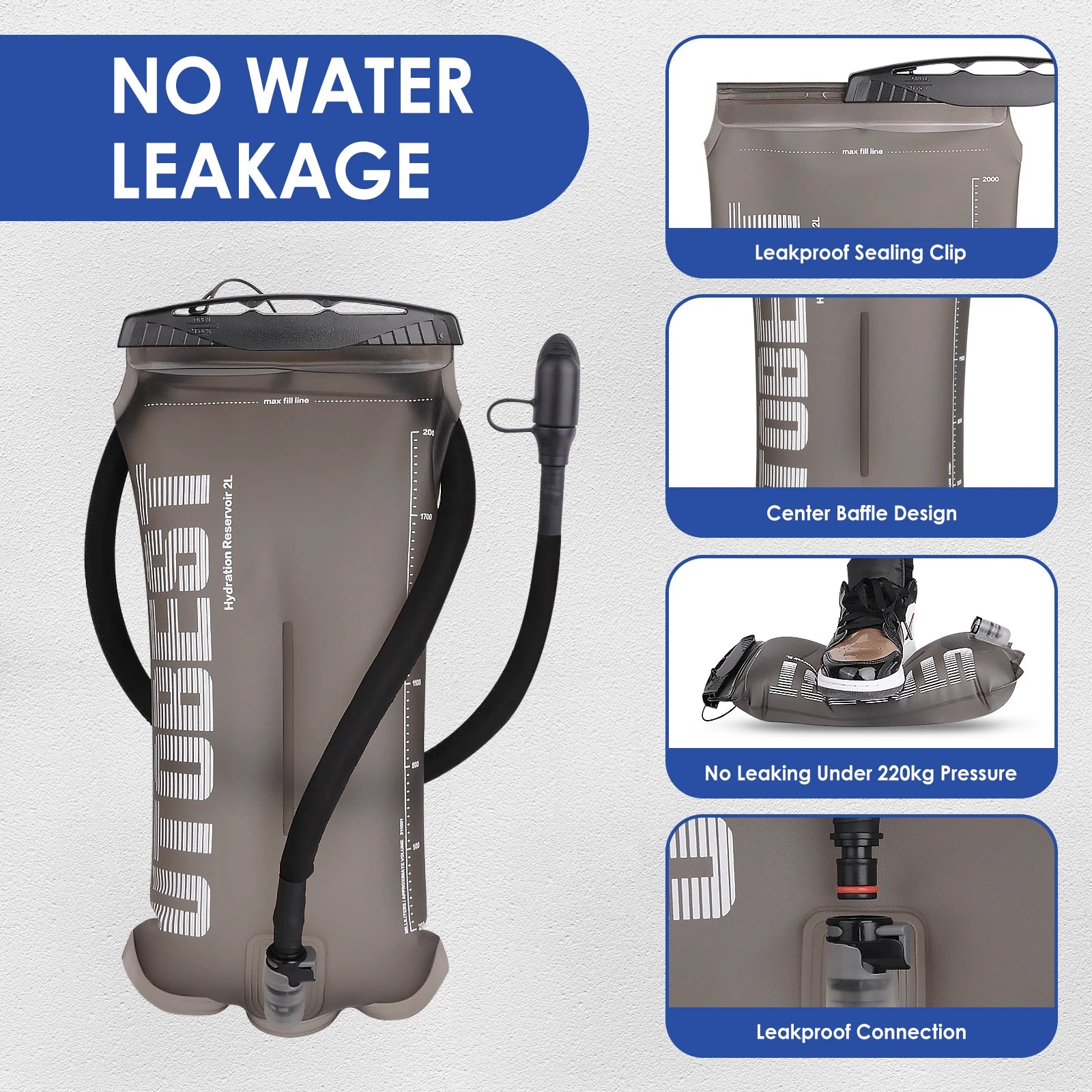 1.5L/2L/3L Water Bladder Hydration Pack