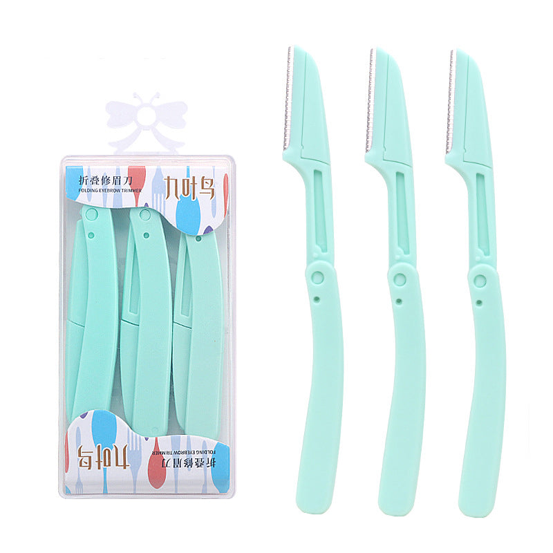 3pcs Fold Eyebrow Trimmer