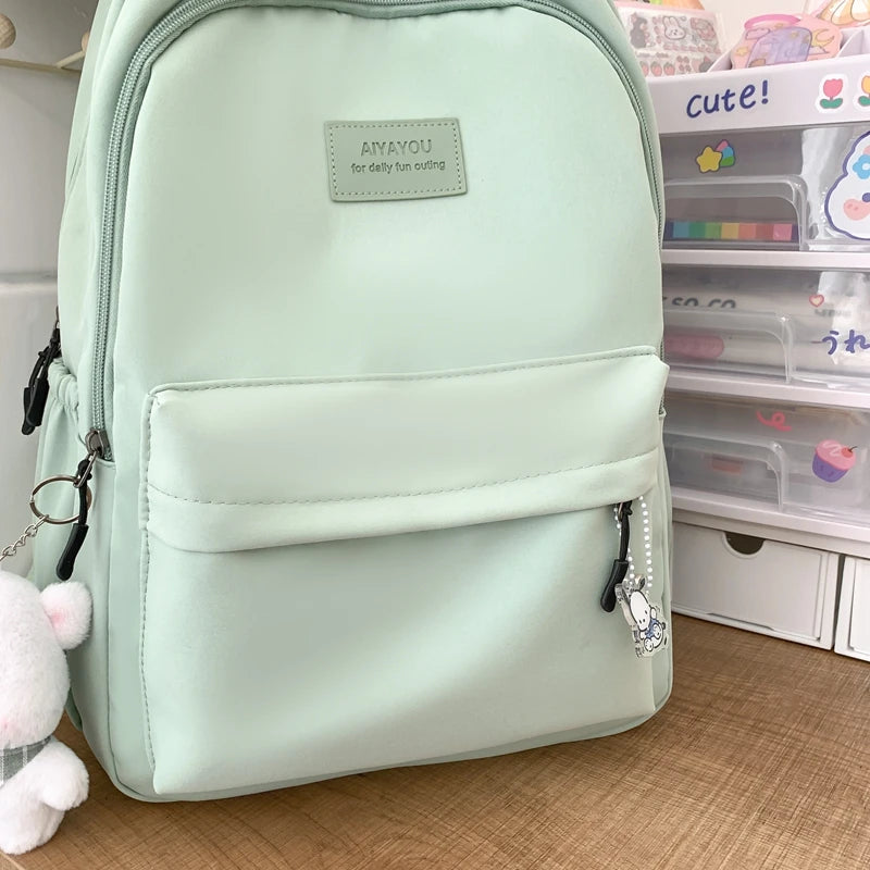 Cute Backpack with Plush Doll