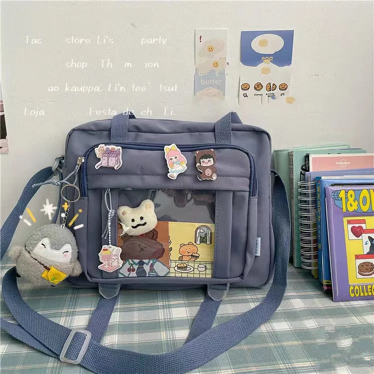 Cute Japanese High School Girls Crossbody Bag