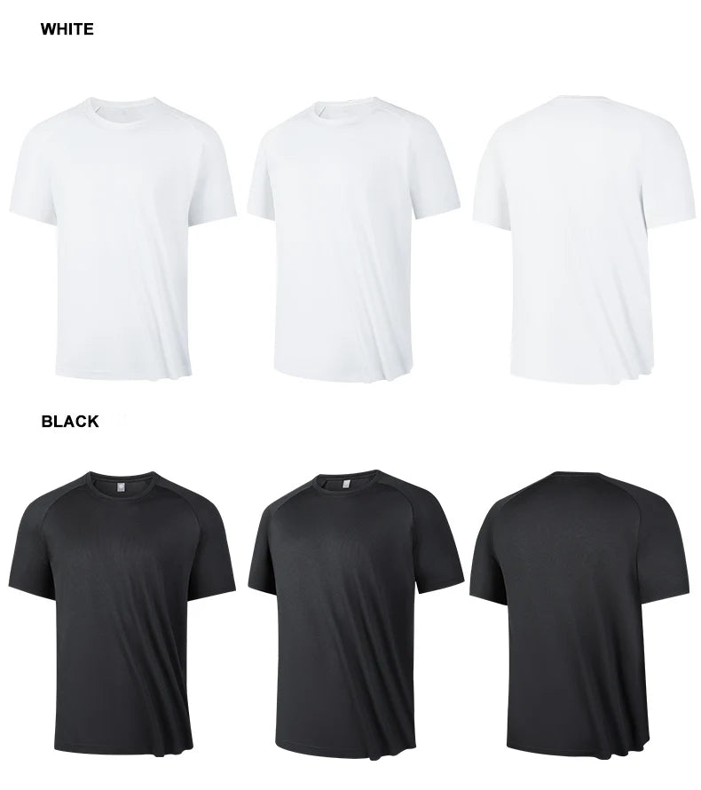 Mens Breathable Fast Drying Running Shirts