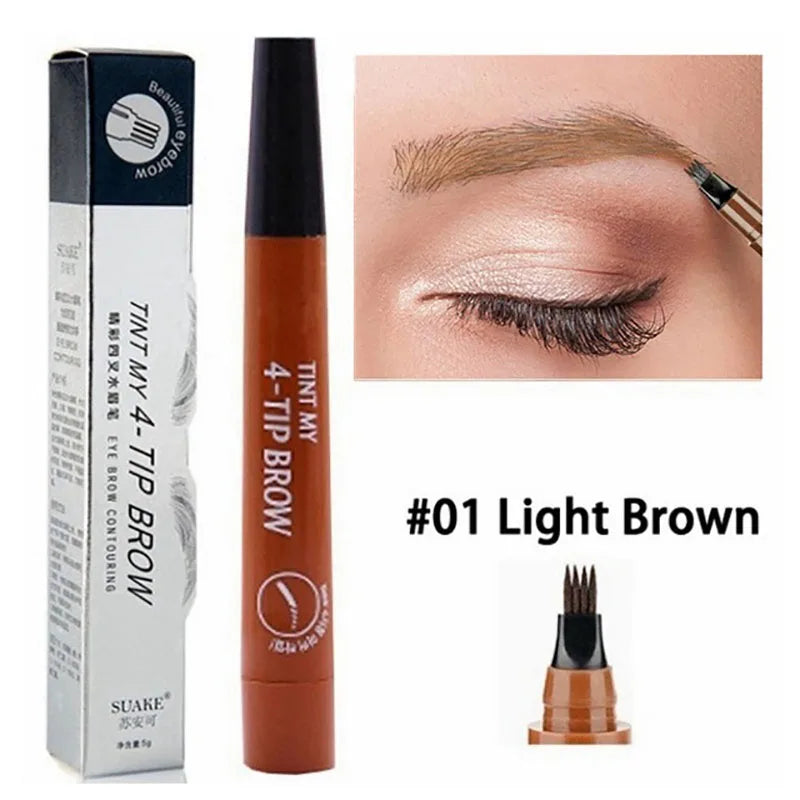 4 Splitted Head Eyebrow Pencil