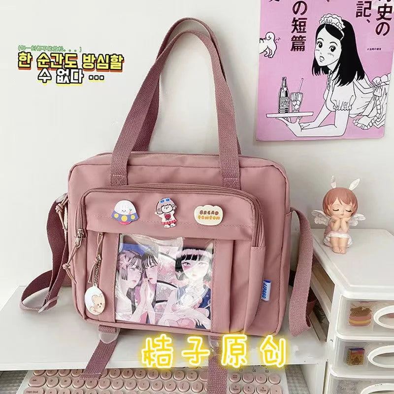 Cute Japanese High School Girls Crossbody Bag