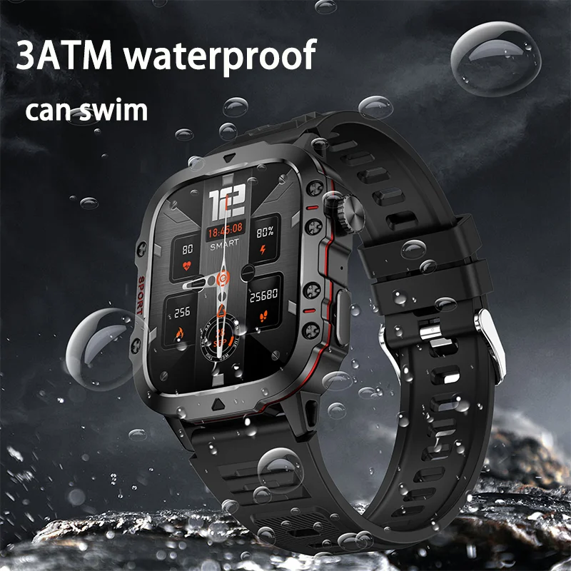 For Xiaomi Military Smart Watch IP68