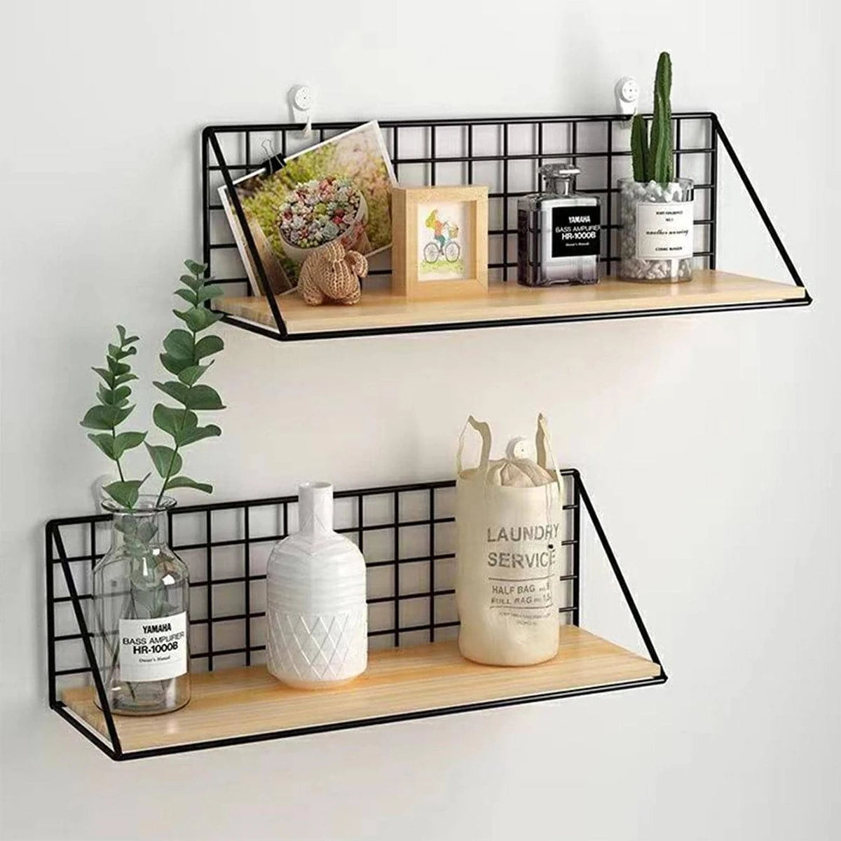 Creative wall mounted shelves