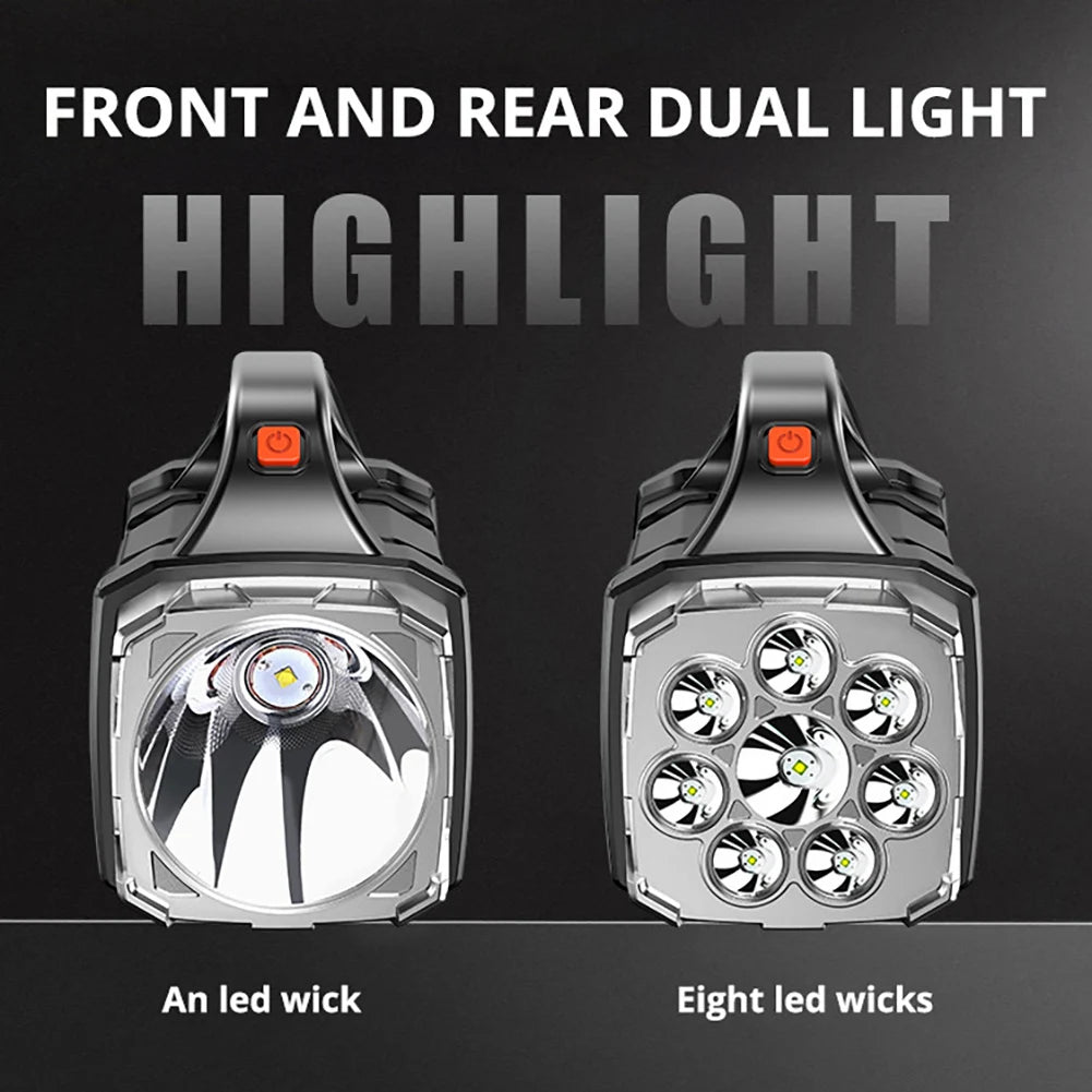 10000mAh Double Head Handheld Spotlight