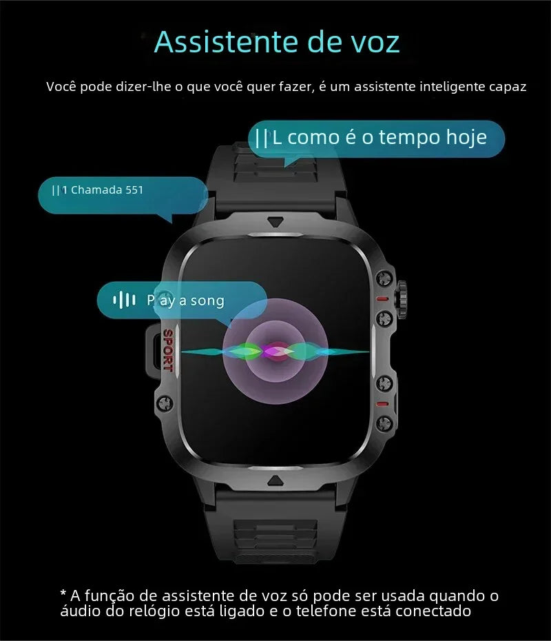 2024 New Outoor Military Smart Watch