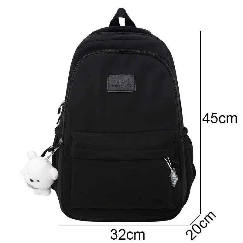 Cute Backpack with Plush Doll