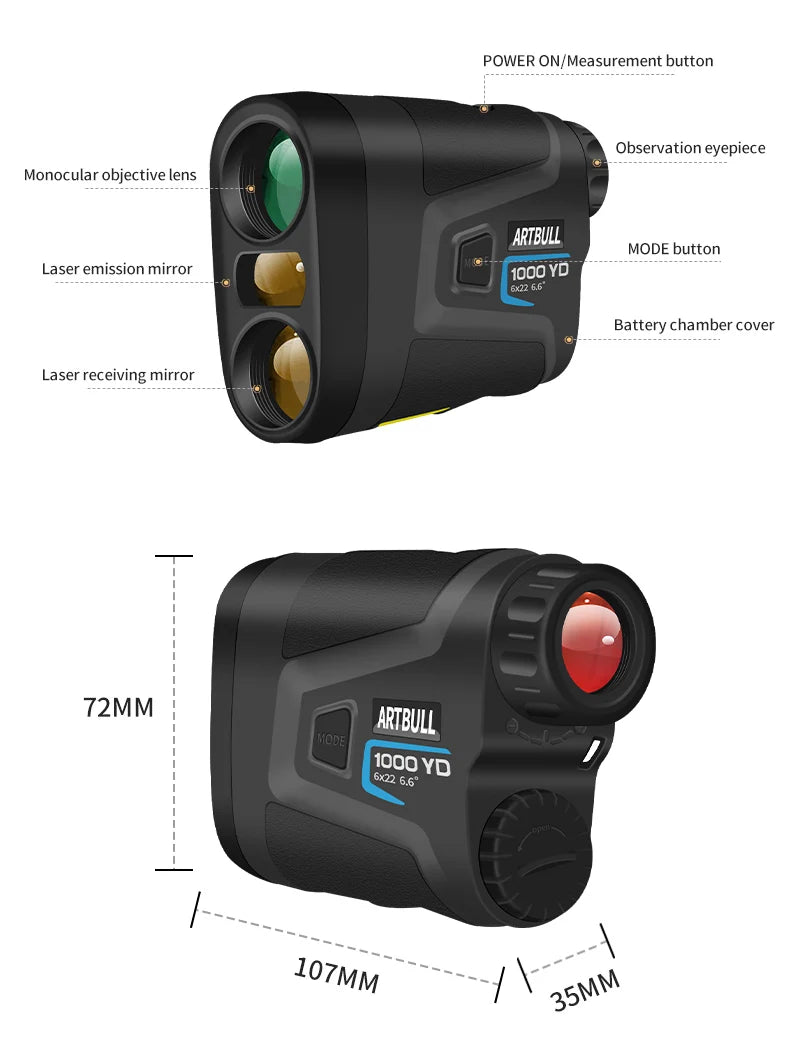 ARTBULL Golf Laser Rangefinder