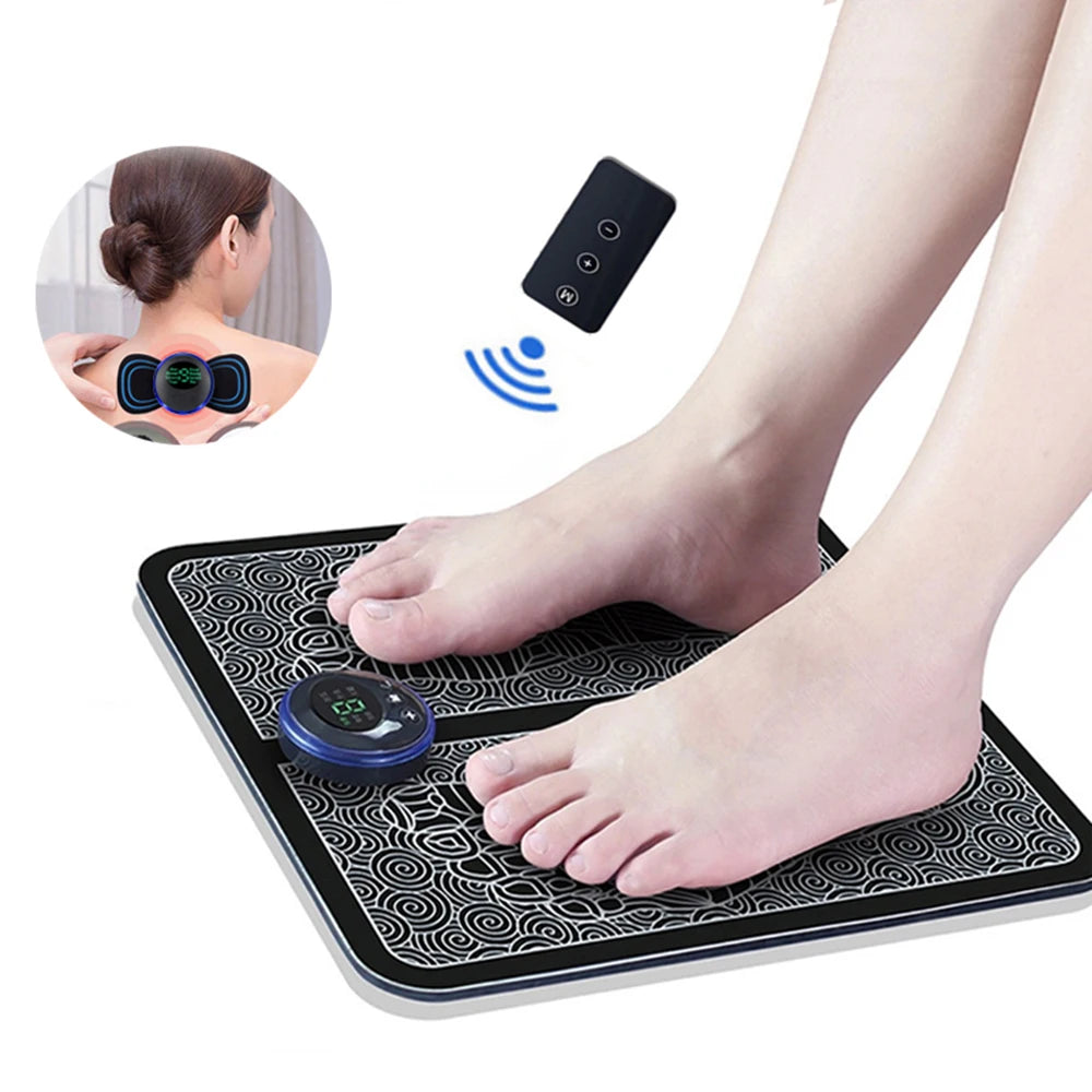 Remote EMS Foot Massager Pad