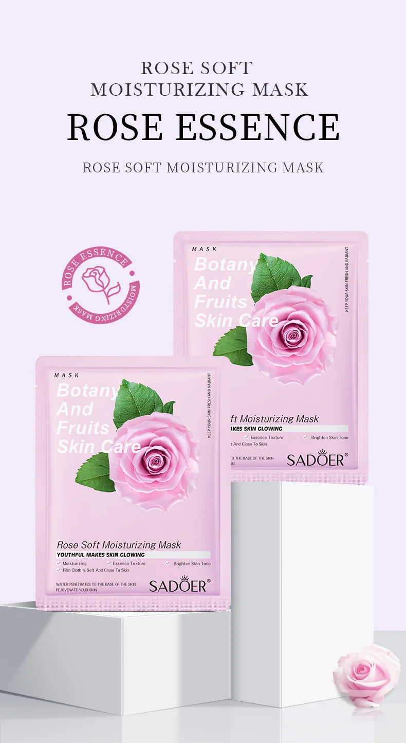 8pcs Natural Plant Face Mask Beauty Skincare