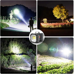 10000mAh Double Head Handheld Spotlight