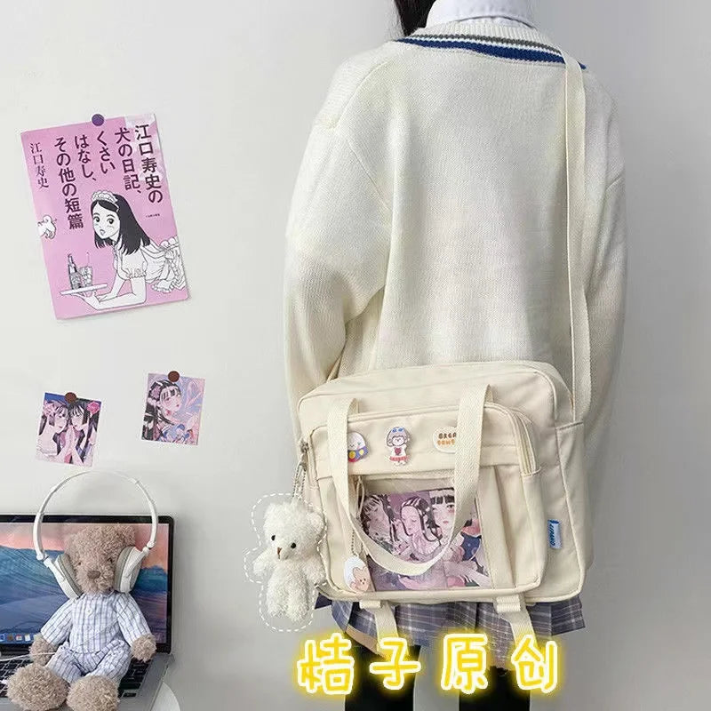 Cute Japanese High School Girls Crossbody Bag