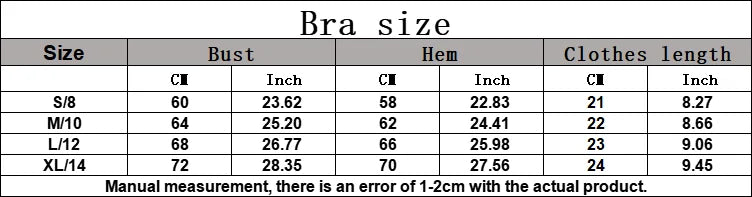 Breathable Shockproof Crop Top