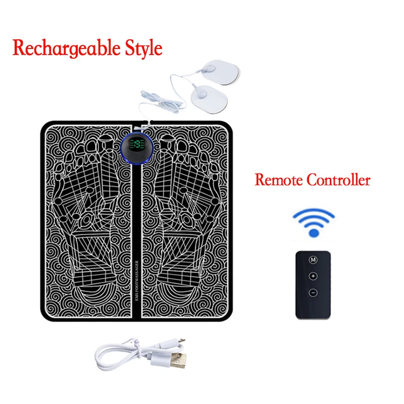 Remote EMS Foot Massager Pad