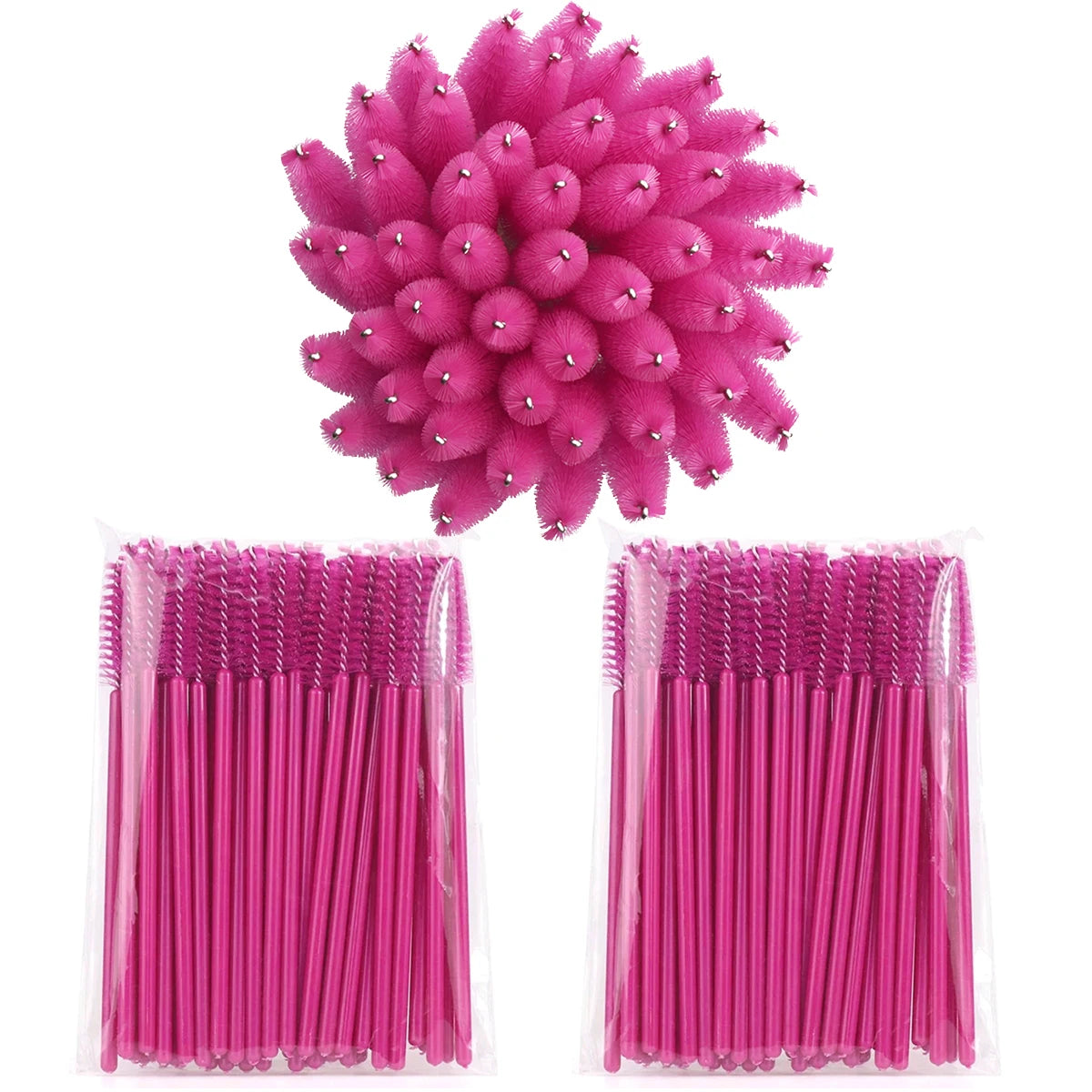 100pcs Disposable Eyelash Brushes