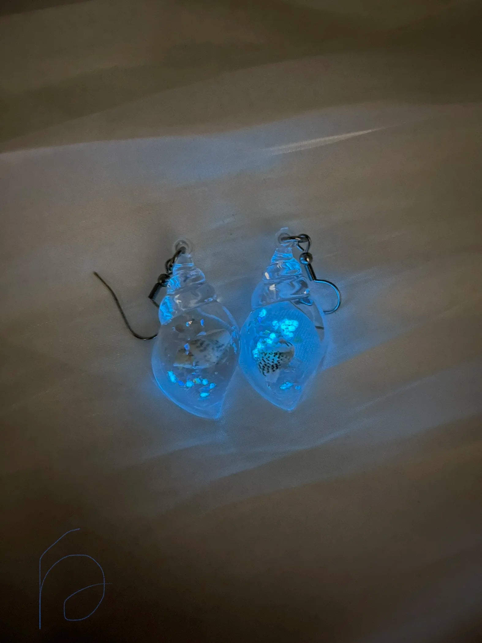 Ghost in Bottle Earrings